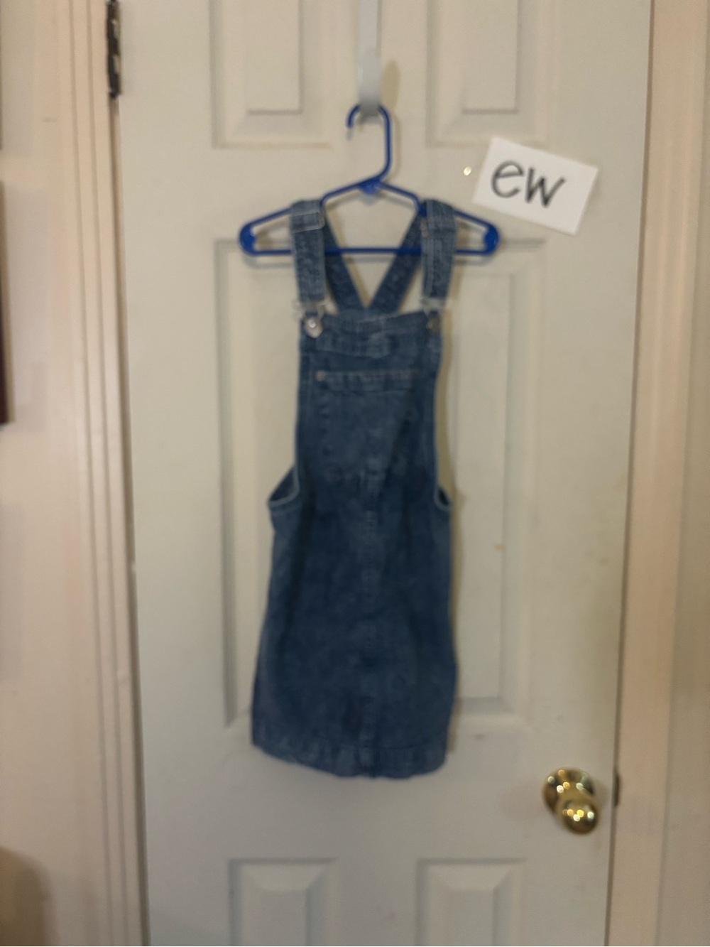 Lucky Brand Girls' Denim Pinafore Dress - Blue